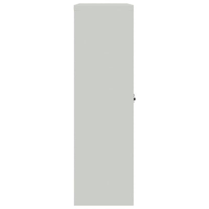 Dossierkast – Archiefkast – Mappenkast – Opbergkast – Documentenkast – Grijs Staal – 90x40x140 cm – Duurzaam & Stevig