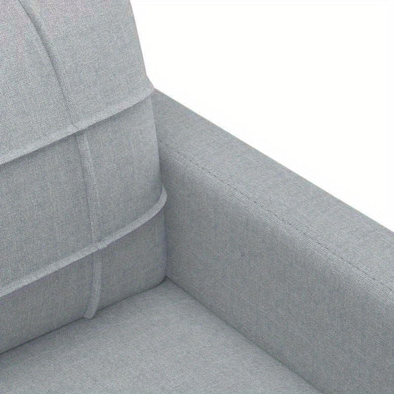 Fauteuil – Leunstoel – Zitzak – Relaxstoel – Lichtgrijs – Compact 60 cm – Stevig Hardhouten Frame