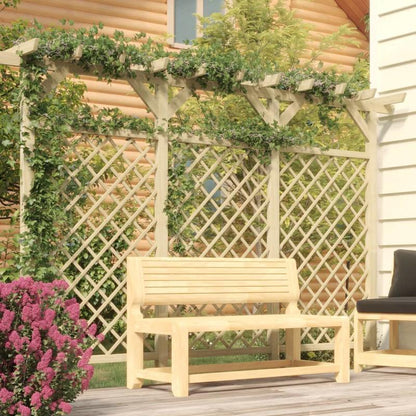 Tuinscherm – Tuinafscheiding – Schutting – Privacy Scherm – Pergola Schutting – Groen Geïmpregneerd Vurenhout – 300x50x200 cm – Boogvormige Bovenkant – Weerbestendig