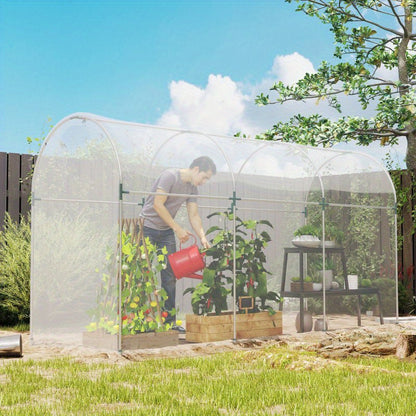 Kasfolie – Tuinkasfolie – Broeikasfolie – Foliekas – Tunnelkasfolie – Waterdicht – UV-Bestendig – Extra Dik – Scheurvast – 6x10 Meter – Polyethyleentereftalaat Plastic