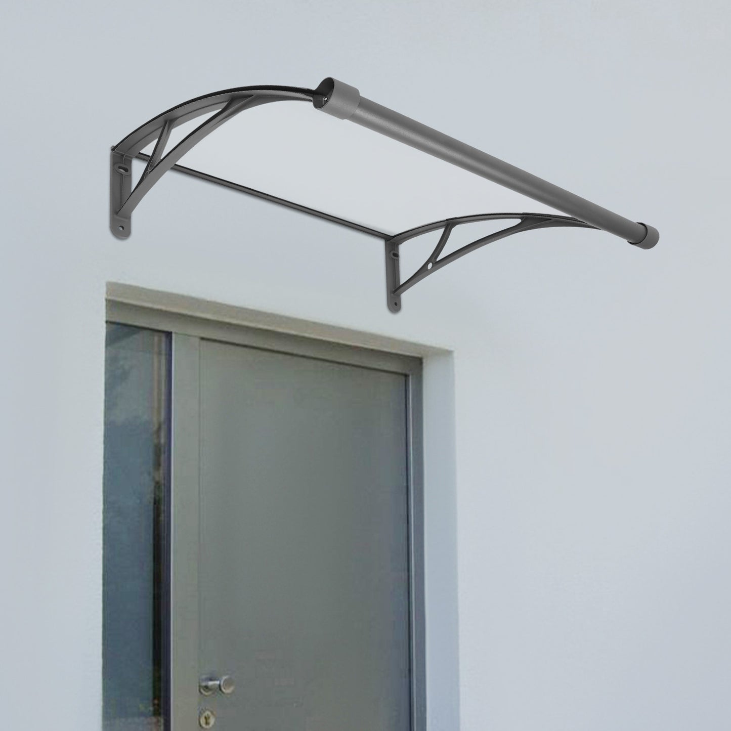 Clear Rain Shelter Cover, Window Awning Rain Shelter, Front Door Canopy, Outdoor Shelter, Door Canopy, Minimalist Shelter, Sleek Design, Weatherresistant, Durable Construction, Rain Protection, Window Cover