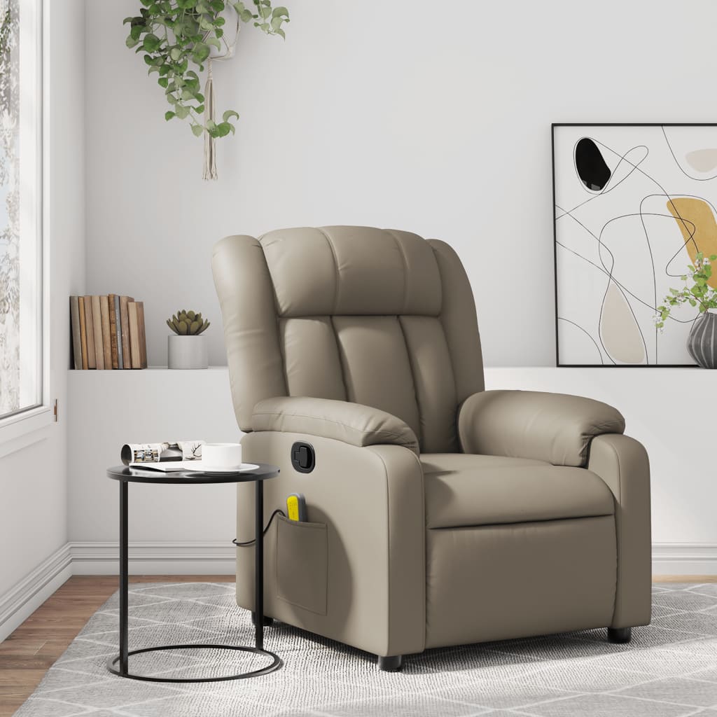 Massagefauteuil – Massagestoel – Relaxstoel – Fauteuil – Elektrische Stoel – Handmatig Verstelbaar – Kunstleer Bekleding