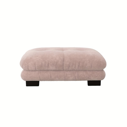 Hoekbank – Hoeksalon – Zithoek – Loungebank – Voetbank – Chenille – Katoen Vulling – Lichtgoud – Zacht & Compact