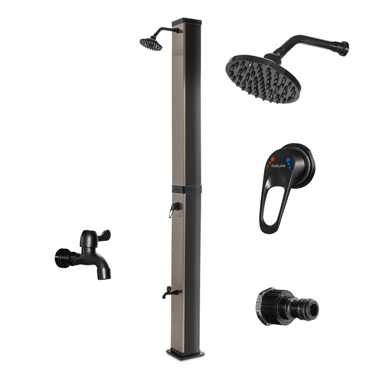 Buitendouche – Tuindouche – Solar Douche – Campingdouche – Zonnedouche – 40 Liter Inhoud – Milieuvriendelijk Zonneverwarmd Water