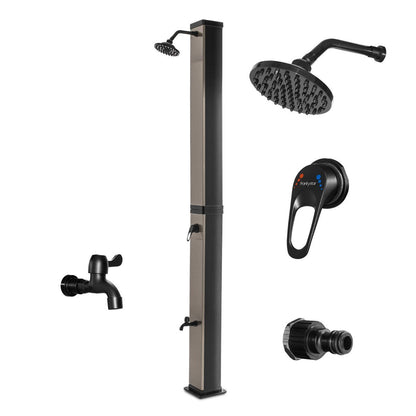 Buitendouche – Tuindouche – Solar Douche – Campingdouche – Zonnedouche – 40 Liter Inhoud – Milieuvriendelijk Zonneverwarmd Water