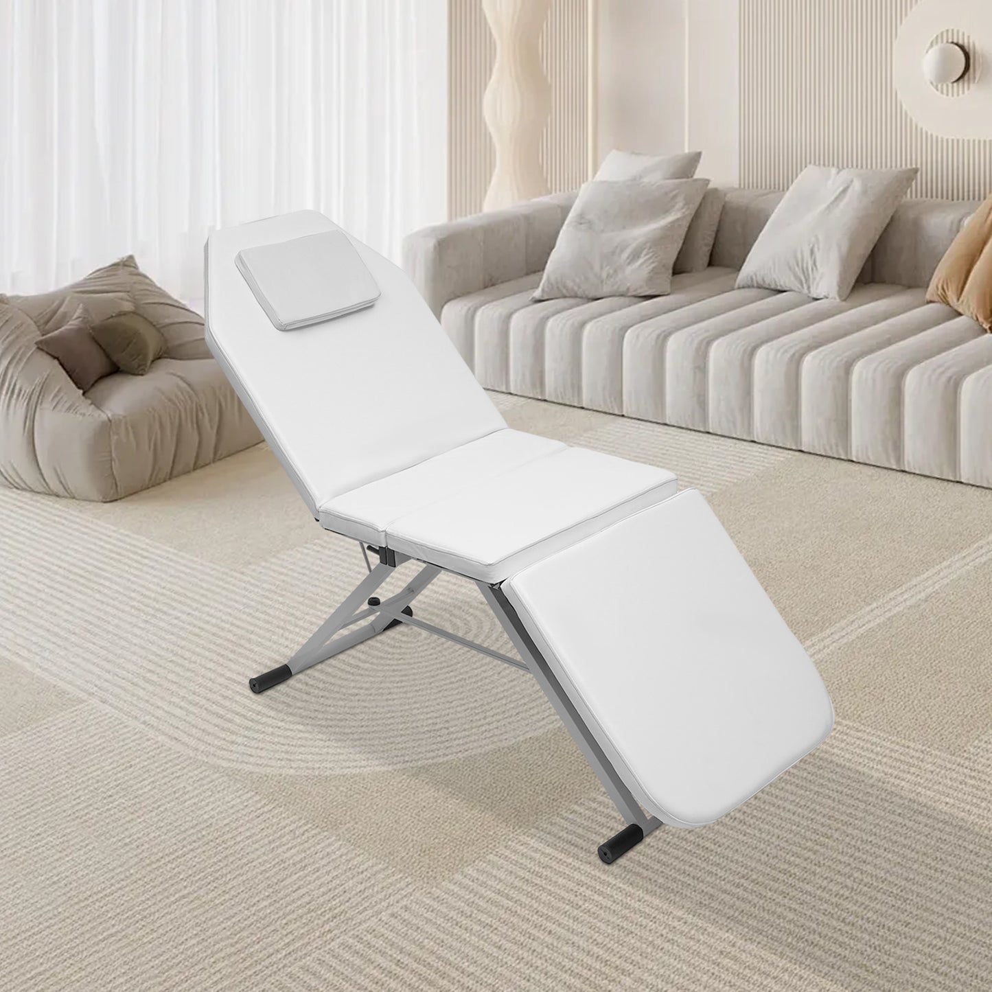 Massagetafel – Behandelbank – Massagebed – Schoonheidssalonstoel – Spa Sofa – Inklapbaar – PU Bekleding – Max Draagvermogen 250 kg