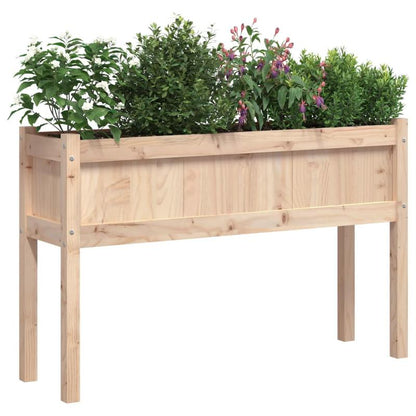 Planting bucket 2pcs with legs solid wood pine Strong and durable, Planting Container, Outdoor Flower Bed, Freestanding Planter, Legged Planter Style, Contemporary Design, Handcrafted Aesthetic, Urban Bal