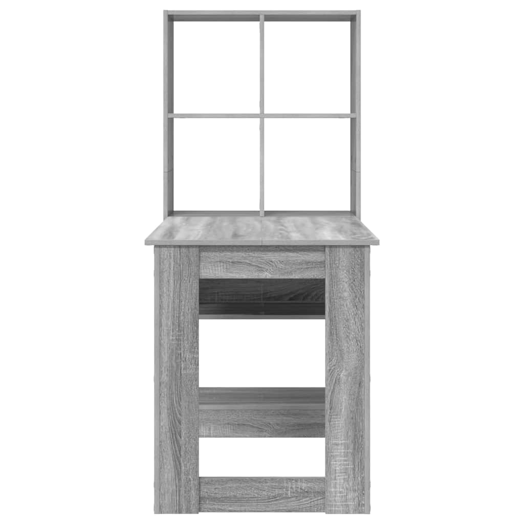 Bureau – Werkplek Tafel – Computertafel – Schrijftafel – Studiebureau – Vrijstaand – Krasbestendig Hout – Grey Sonoma