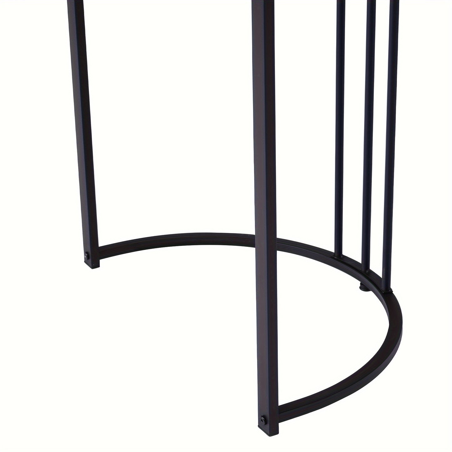 Eettafel – Tafeltje – Keukentafel – Diner tafel – Eetkamertafel – Rechthoekig – MDF Marmerpatroon – Verstelbare Metalen Poten