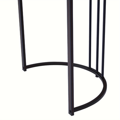 Eettafel – Tafeltje – Keukentafel – Diner tafel – Eetkamertafel – Rechthoekig – MDF Marmerpatroon – Verstelbare Metalen Poten