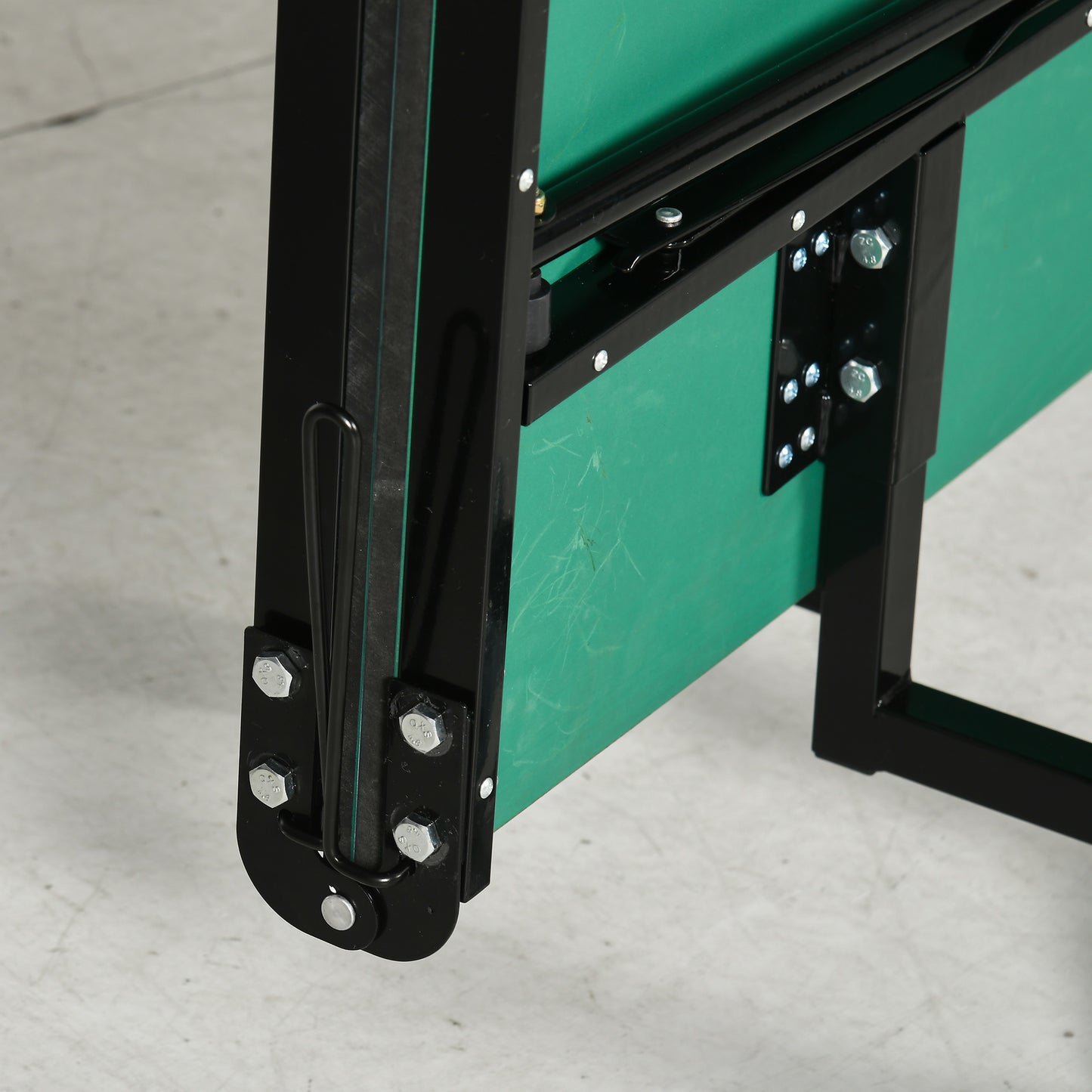 Tafeltennistafel – Pingpongtafel – Tafeltennisbord – Inklapbare Tafel – Speeltafel – Inklapbaar Design – 8 Wieltjes Voor Makkelijk Verplaatsen – 274x152,5x76 cm – Robuust IJzeren Frame – Inclusief Peddels En Ballen – Groen
