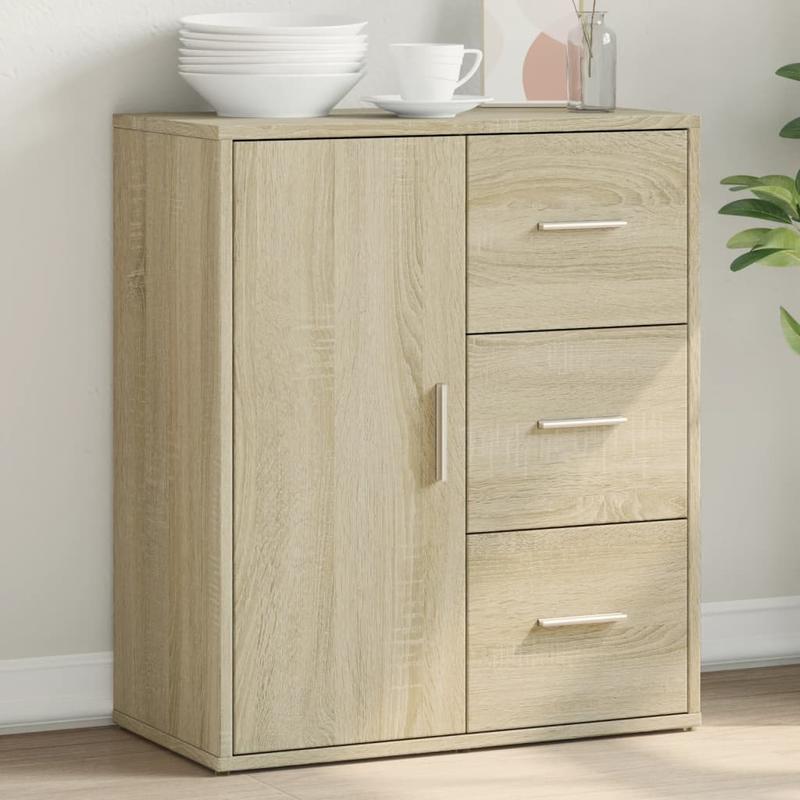 Bestekkast – Opbergkast – Ladekast – Keukenkast – Hobbykast – Hout – Vergrendelbaar – 60x31x70 cm