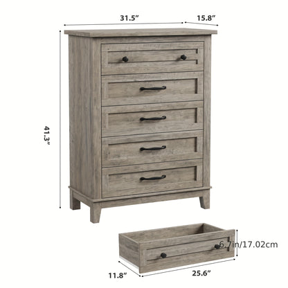 Ladeblok – Ladekast – Archiefkast – Ladecontainer – Opbergkast – Vrijstaand Houten Ladeblok – Ruimtebesparend Verticaal Design – 80x40x105 cm – MDF/Fiberboard