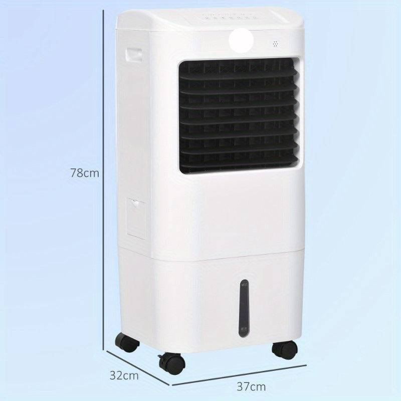 Mobiele Airco – Draagbare Airconditioner – Koelventilator – Luchtbevochtiger – Compact Design – 15L Waterreservoir – Timerfunctie