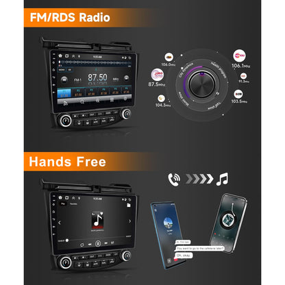 Autoradio – Android Autoradio – Car Stereo – Multimedia Speler – Auto Radio – 10,1 Inch HD Touchscreen – Draadloze CarPlay & Android Auto – Inclusief AHD Camera en Microfoon