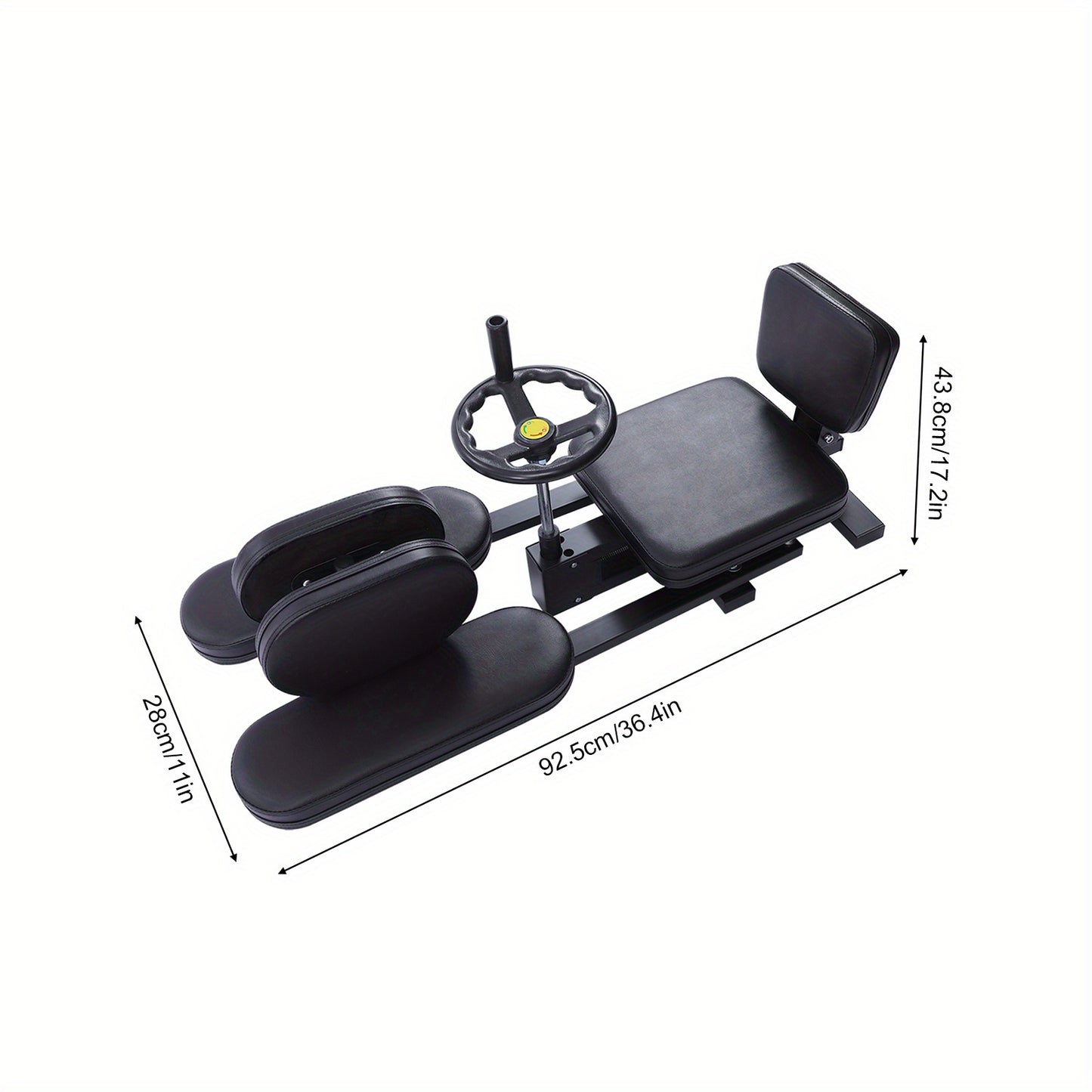 Horizontale Cross Leg Stretcher – Leg Extension Machine – Leg Curl Machine – Leg Exercise Trainer – Split Stretch Machine – Duurzaam Hoogwaardig Polymeer – Compact Voor Thuisgebruik