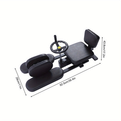 Horizontale Cross Leg Stretcher – Leg Extension Machine – Leg Curl Machine – Leg Exercise Trainer – Split Stretch Machine – Duurzaam Hoogwaardig Polymeer – Compact Voor Thuisgebruik