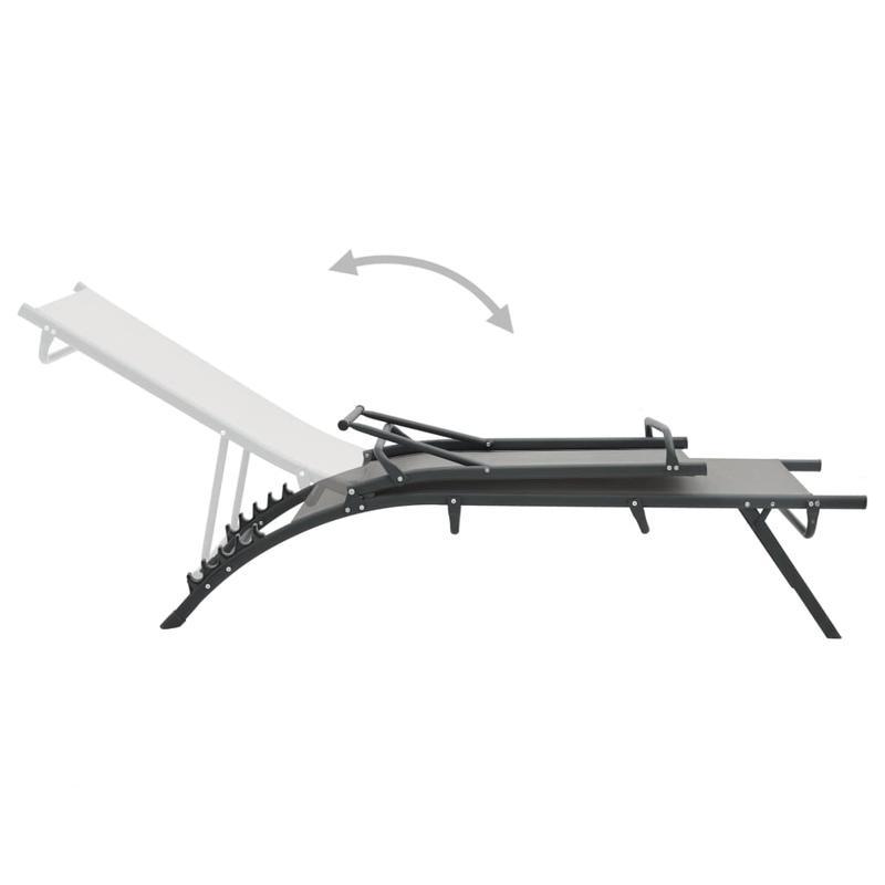 Terrasstoel – Tuinstoel – Buitenstoel – Campingstoel – Strandstoel – Stalen Frame – Ergonomisch & Lichtgewicht 2-Pack