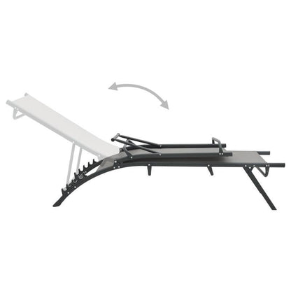 Terrasstoel – Tuinstoel – Buitenstoel – Campingstoel – Strandstoel – Stalen Frame – Ergonomisch & Lichtgewicht 2-Pack