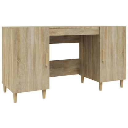 Bureau – Schrijftafel – Computertafel – Werkplek – Thuiswerkplek – Modern Minimalistisch – 140x50x75 cm – Sonoma Eiken Houtlook