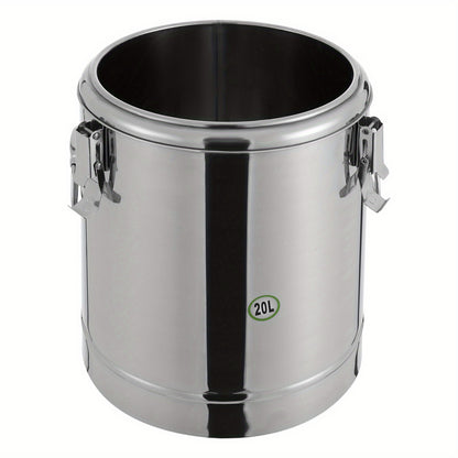 Geïsoleerde Emmer – Koelemmer – Bieremmer – Drinkemmer – Ijsemmer – Rvs Isolatie – 20 Liter Inhoud – Houdt Temperatuur 12 Uur