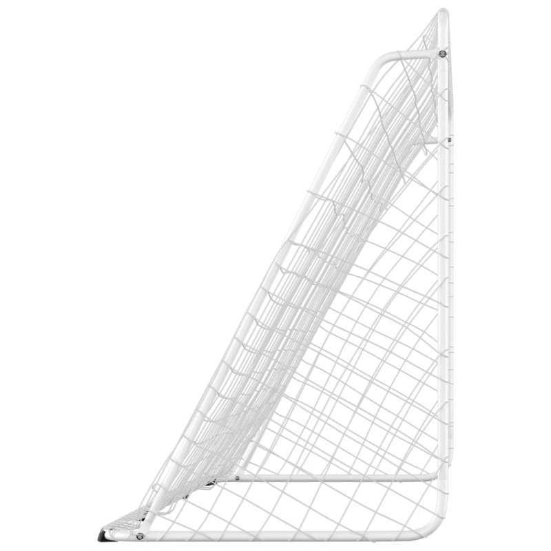 Wit Stalen Voetbaldoel – Voetbalgoal – Football Goal – Soccer Goal – Voetbalnet – 366x122x182 cm – Weerbestendig Staal