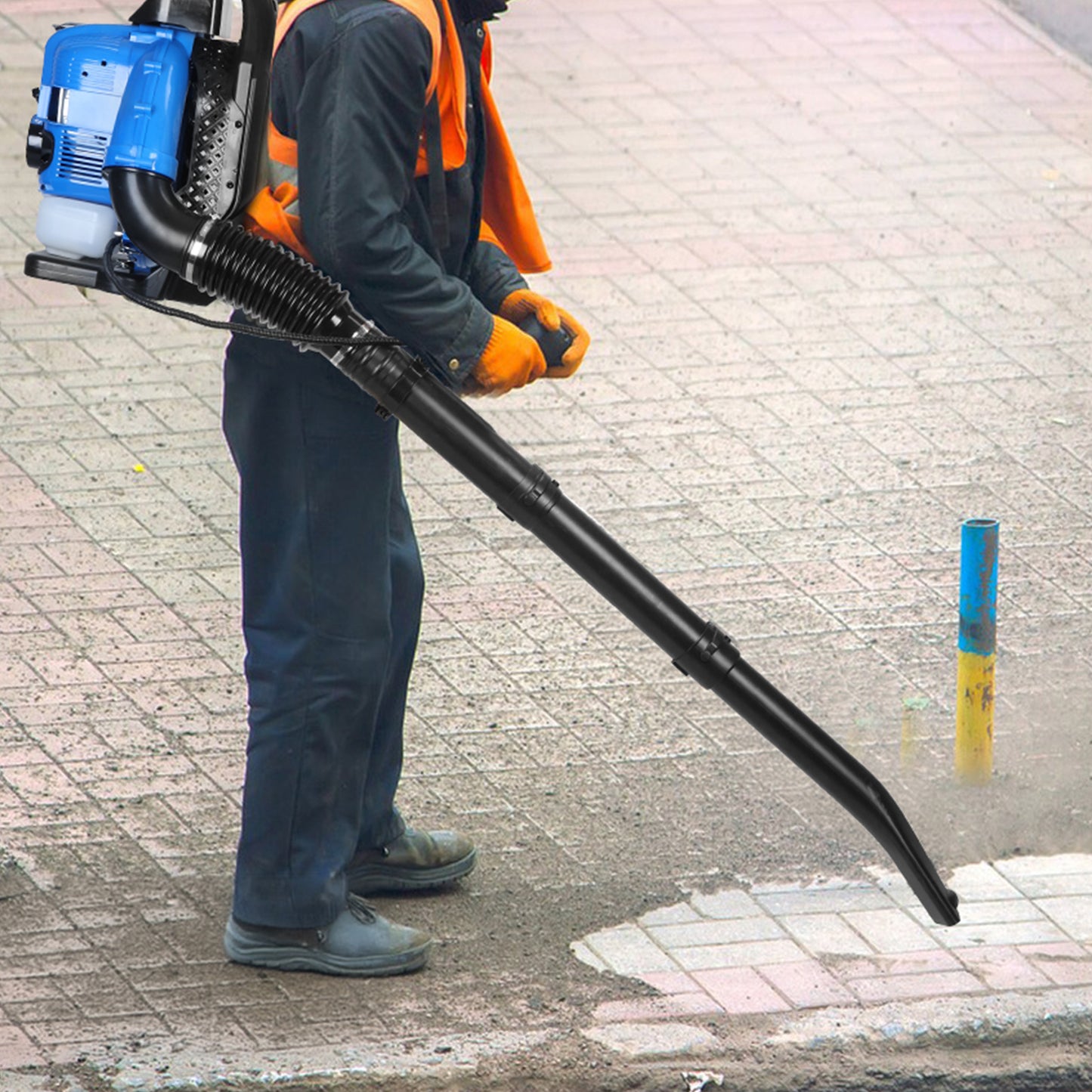 Bladblazer – Rugblazer – Bladzuiger – Luchtblazer – Tuinblazer – 4-Takt Benzinemotor – Ergonomisch Rugharnas – Grote Luchtstroom – Duurzame Kunststof Behuizing