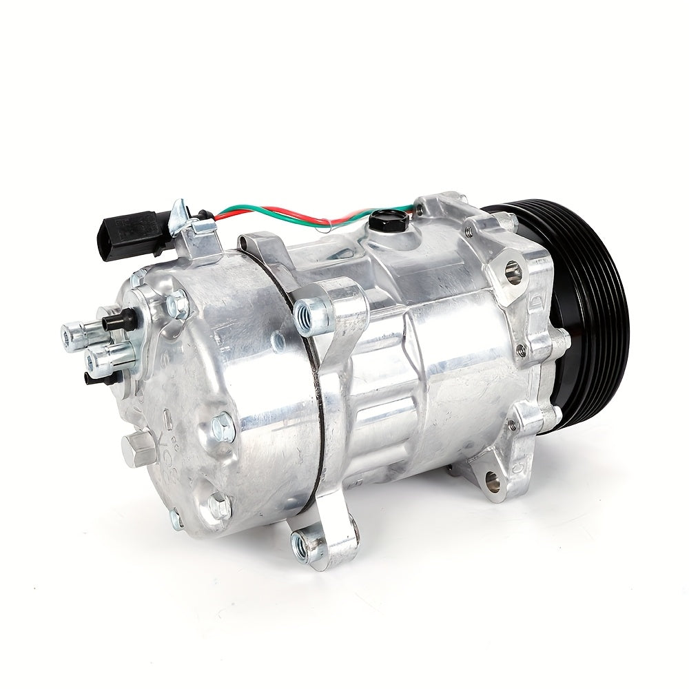 Airconditioning Compressor – Airco Pomp – Klimaat Compressor – Koelmiddel Compressor – R134a Variant – Geschikt Voor VW Audi Skoda – Duurzaam Aluminium – OEM 1J0820803K
