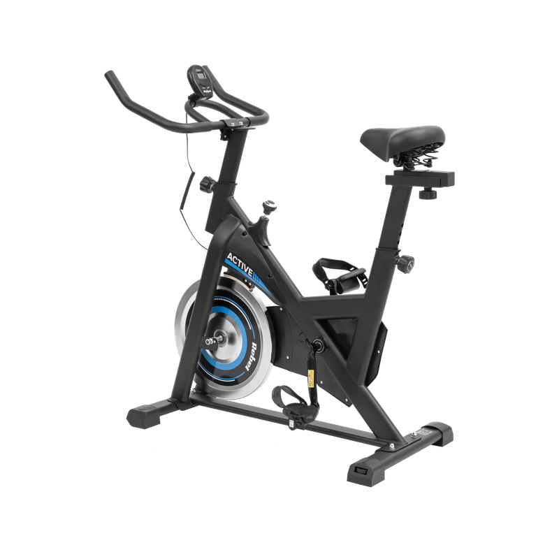 Spinningfiets – Hometrainer – Trainingsfiets – Fitnessfiets – Spinningtrainer – Verstelbaar Stuur en Zadel – 5 kg Vliegwiel met LCD-Scherm