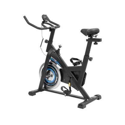 Spinningfiets – Hometrainer – Trainingsfiets – Fitnessfiets – Spinningtrainer – Verstelbaar Stuur en Zadel – 5 kg Vliegwiel met LCD-Scherm