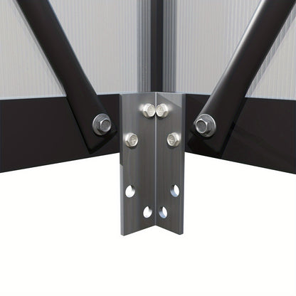 Aluminium Kweekkas – Serre – Groentekas – Plantenkas – Tuinkas – 310x250x205 cm – Stevig Aluminium Frame – PC Panelen Met Ventilatie