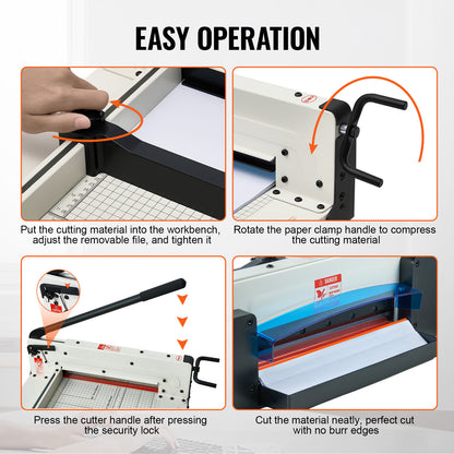 Snijmachine – Papiersnijder – Guillotine – Snijder – Allessnijder – Snijlengte 30 cm – Max 400 Vel Papier