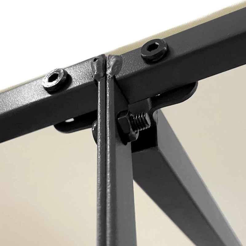 Tuinpergola – Patio Gazebo – Buiten Tent – Buitenpaviljoen – Tuinoverkapping – Creme 4x3 Meter – Stevig Staalframe – Waterafstotende 180g/m² Stof