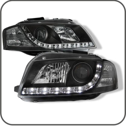 Koplampen – Autolampen – Hoofdlampen – Koplampunit – LED Parkeerlichten – E-markering – Elektronische Lichtstandregeling