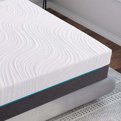 18/20cm 160x200cm Memory Foam Mattress | Soft Comfortable Fabric Medium Softness for Optimal Body Support & Comfortable Sleep, Polyester Cover, Hybrid Construction, Euro Top, Pocketed Coil, Twirest Brand
