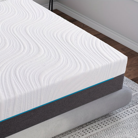 18/20cm 160x200cm Memory Foam Mattress | Soft Comfortable Fabric Medium Softness for Optimal Body Support & Comfortable Sleep, Polyester Cover, Hybrid Construction, Euro Top, Pocketed Coil, Twirest Brand