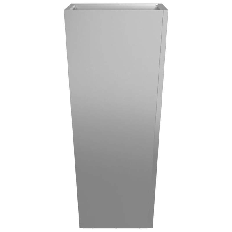 Bloemenrek – Plantenrek – Bloemenstandaard – Plantentafel – Plantenhouder – Gegalvaniseerd Staal – Weerbestendig – Set Van 2 – 35x35x75 cm