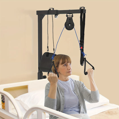 Standhulp – Steunbeugel – Opsta Bar – Bedlift – Mobiliteitshulp – Verstelbaar 130-175 cm – Staal 100 kg draagvermogen – Zwart