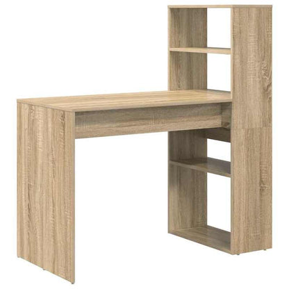 Bureau – Bureautafel – Computertafel – Schrijftafel – Werkplek – Sonoma Eiken – Compacte Afmetingen 113x54x120 cm