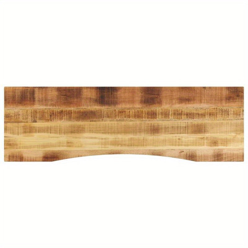 Bureaublad Mangohout – Tafelblad – Werkblad – Bureaublad – Massief Houten Blad – Met Inzet – 160x50x2,5 cm – Duurzaam & Stoer