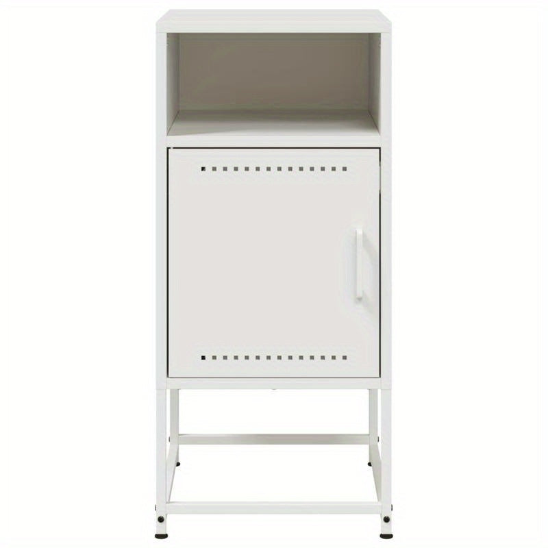 Nightstands 2pcs 36X39X78 Cm Steel White