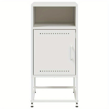 Nightstands 2pcs 36X39X78 Cm Steel White