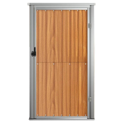 Tuinhuis – Tuinkast – Opbergbox – Buitenopslag – Tuinberging – Gegalvaniseerd Staal – Afmeting 88x89x161 cm – Bruin