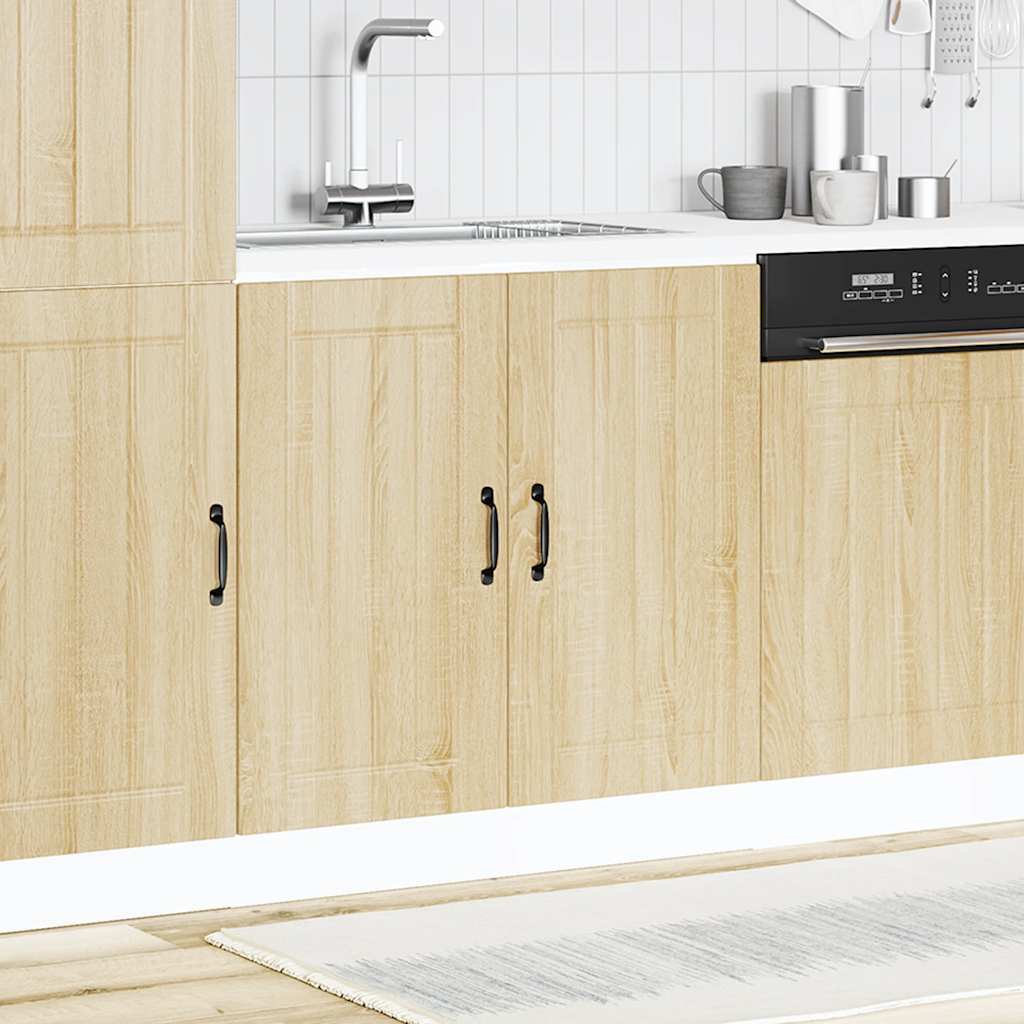 Keukenkast – Onderkast – Opbergkast – Badkamerkast – Keukenmeubel – Sonoma Eikenhout – Compact & Vochtbestendig
