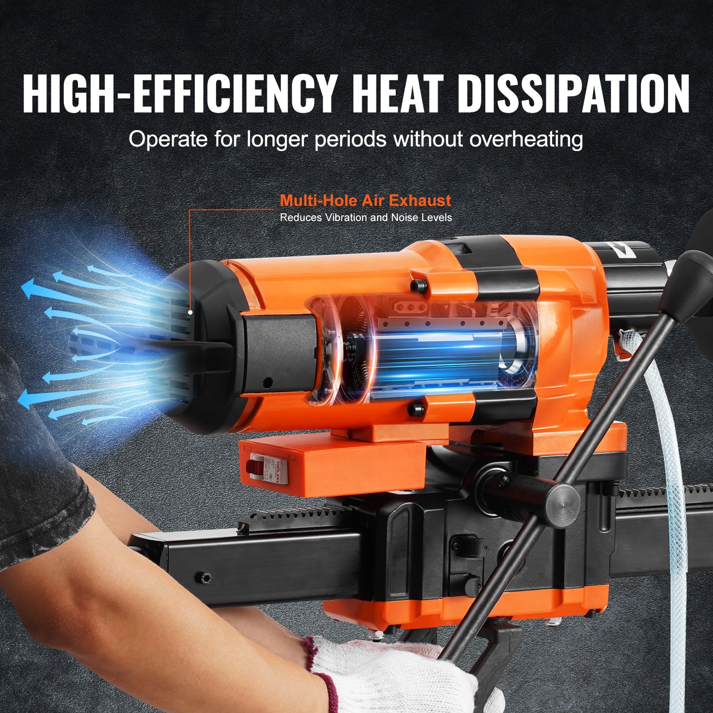 Diamantboor – Kernboor – Boormachine – Gatenboor – Betonboor – 3500W Krachtige Motor – Boordiameter 20-300 mm