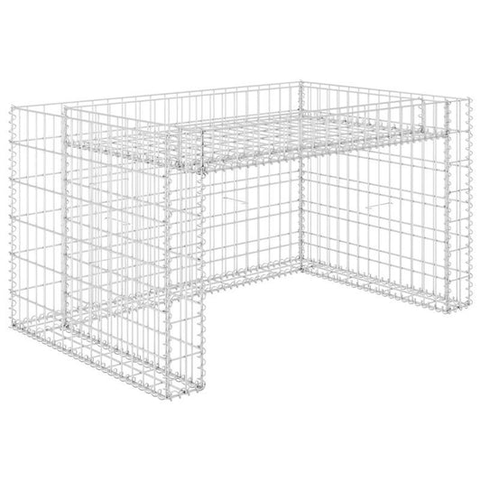 Grasmaaierhoes – Afdekhoes – Beschermhoes – Tuinberging – Duwmaaierhoes – Heavy-Duty Stalen Frame – Weerbestendig 110x80x60 cm