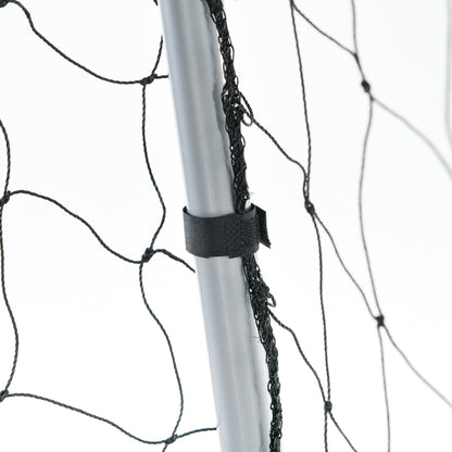 Voetbaldoel – Voetbalgoal – Doelnet – Tuindoel – Trainingsdoel – Weerbestendig – Duurzaam Metalen Frame – 300 x 200 x 120 cm – Eenvoudige Montage – Grijs
