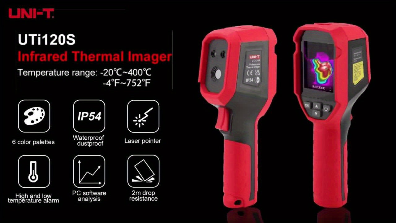 Warmtebeeldcamera – Thermografische Camera – Infraroodcamera – Thermische Scanner – Warmtescanner – USB Oplaadbaar – Hoge Meetnauwkeurigheid 0,1 °C