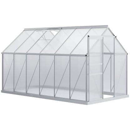 Tuinkas – Kweekkas – Serre – Plantenkas – Transparant – Aluminium Frame – 7,1 m² – Verstelbare Ventilatie