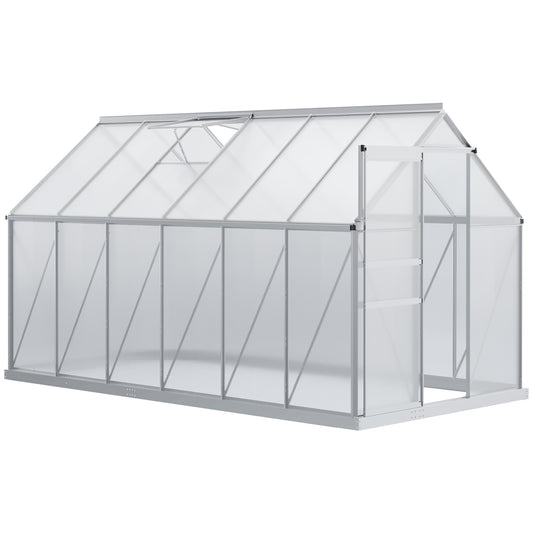 Tuinkas – Kweekkas – Serre – Plantenkas – Transparant – Aluminium Frame – 7,1 m² – Verstelbare Ventilatie